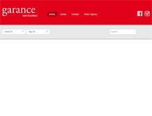 Tablet Screenshot of garance-illustration.com